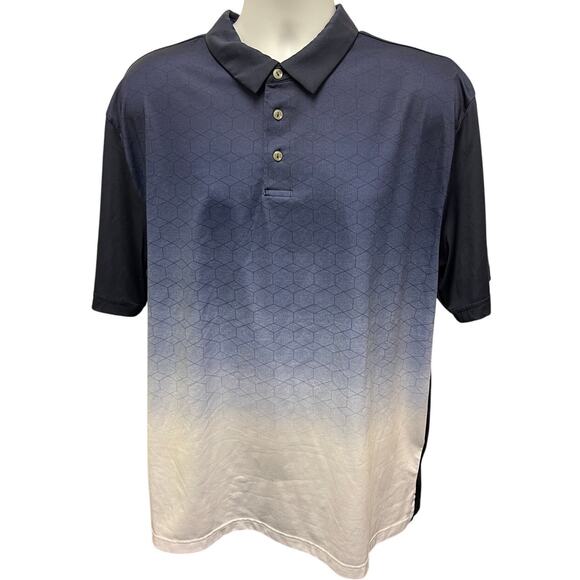 Ben Hogan Other - Ben Hogan Performance Golf Polo Shirts Mens XL Blue White Short Sleeve